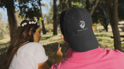 Thorn Crowned Lion Trucker Cap