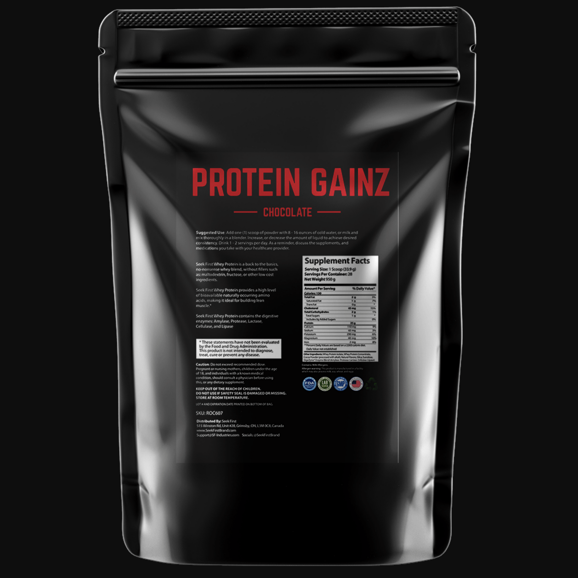 Protein Gainz - Whey Protein - Seek First