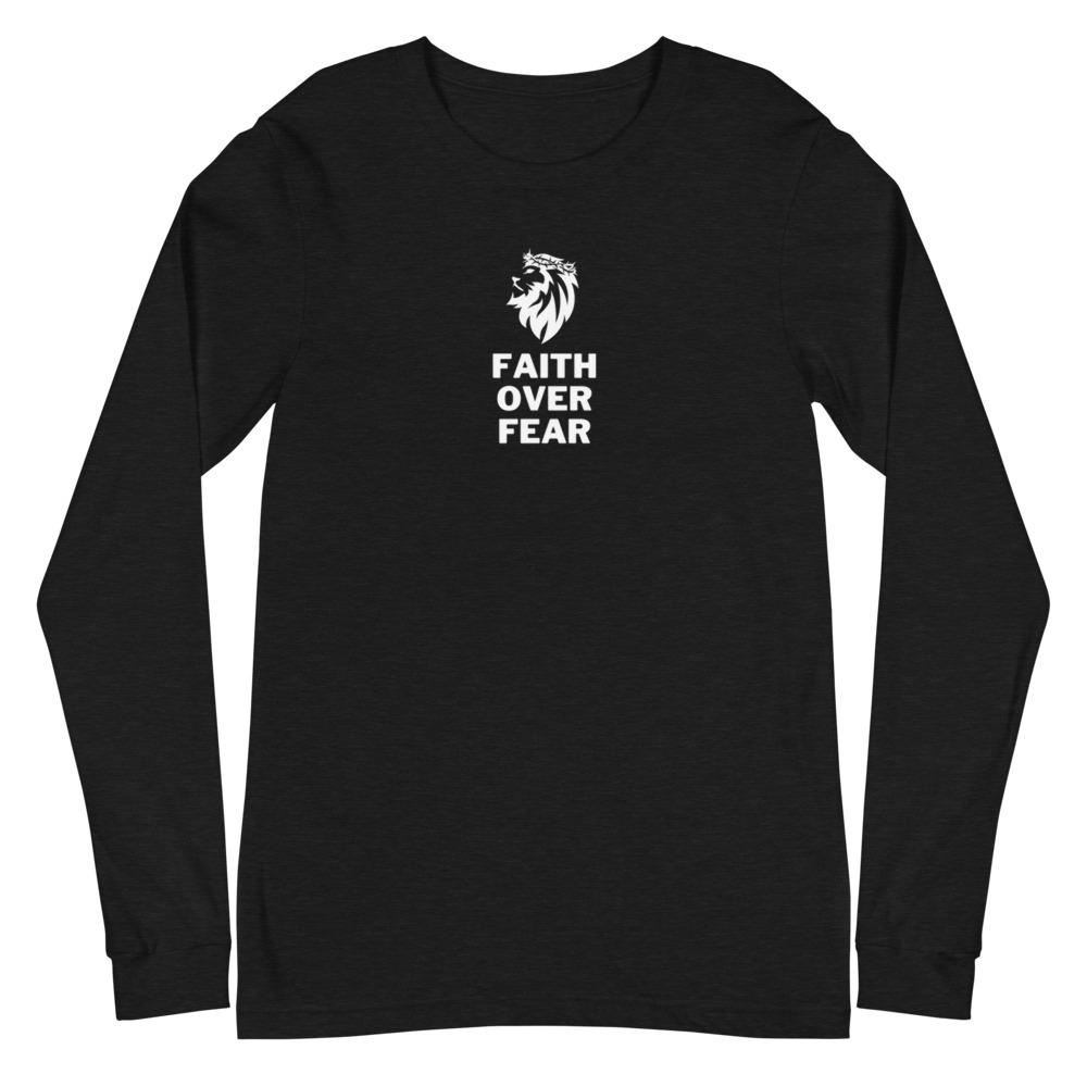 Faith Over Fear Long Sleeve Tee - Seek First