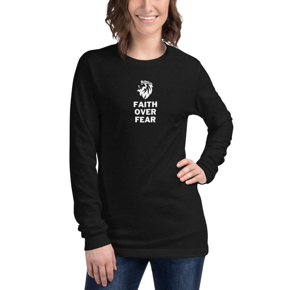 Faith Over Fear Long Sleeve Tee - Seek First