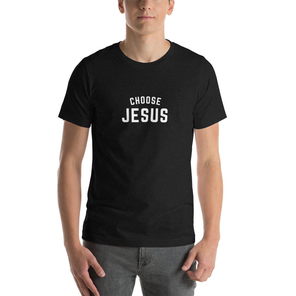 Choose Jesus V2 - Unisex Black Tee - Seek First