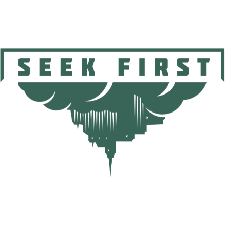 The Upside Down Kingdom — the Seek First logo